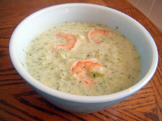 Shrimp Broccoli & Cheese Soup Recipe | SnappyGourmet.com