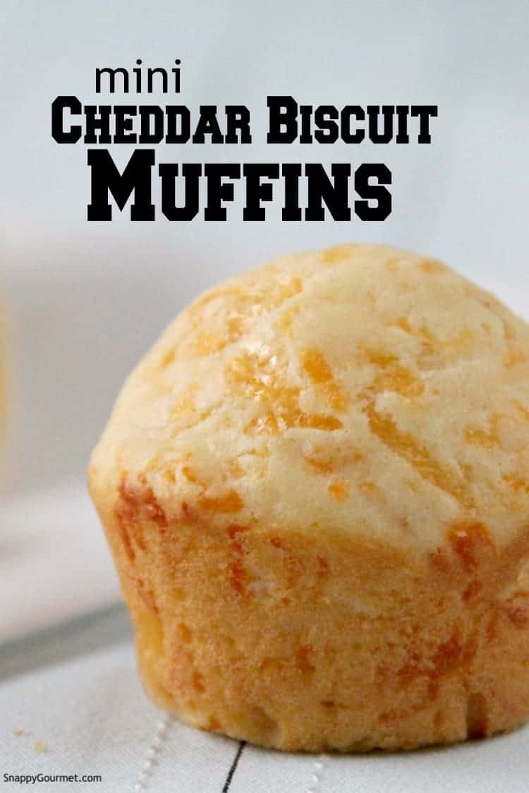 closeup of mini muffin