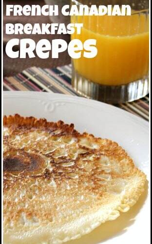 French Canadian Crepes | snappygourmet.com