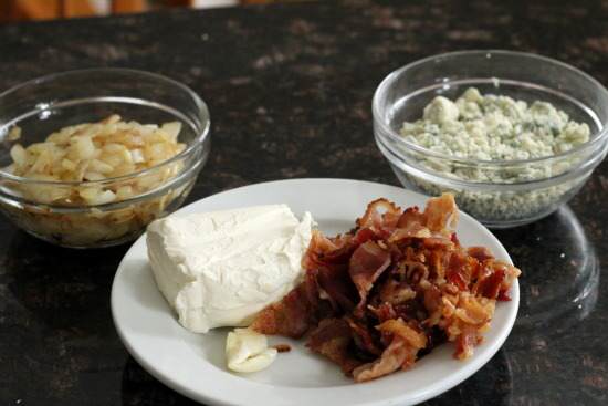 Blue Cheese, Bacon, & Onion Spread Recipe | SnappyGourmet.com