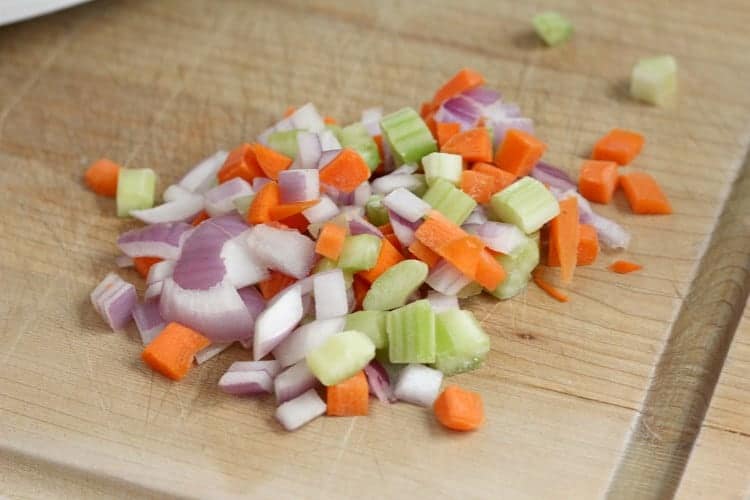 Buffalo Chicken Mac and Cheese (Crockpot) Recipe - carrots, celery, and onions