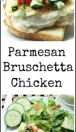 Parmesan Bruschetta Chicken - easy homemade family dinner recipe | SnappyGourmet.com