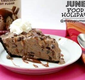 mexican chocolate ice cream pie - june food holidays