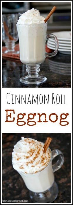 cinnamon roll eggnog