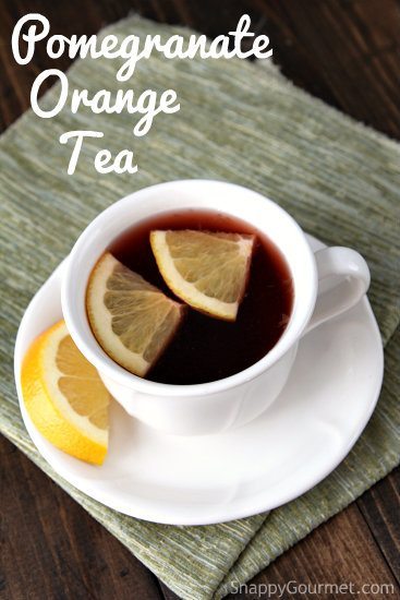 Pomegranate Orange Tea Recipe - Snappy Gourmet