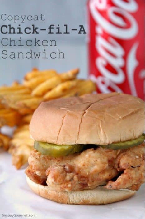 Chick-fil-A Sandwich copycat recipe, make your own fried chicken sandwich from the fast food restaurant! SnappyGourmet.com