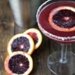 Blood Orange Margarita recipe - easy refreshing cocktail | SnappyGourmet.com