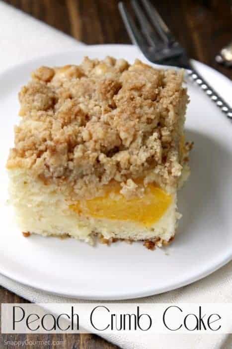 Peach Crumb Cake - Snappy Gourmet