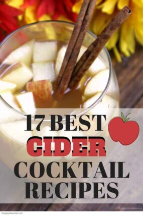 17 Best Cider Cocktail Recipes | SnappyGourmet.com #cider #cocktails