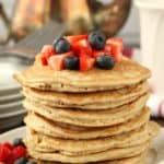 Almond Flour Pancakes Recipe - easy gluten free pancake recipe with almond flour