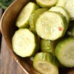 Spicy Pickle Recipe - How to make homemade overnight refrigerated pickles