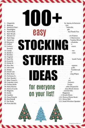 list of stocking stuffer ideas