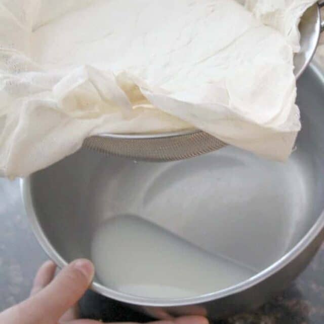 Strained Ricotta How to Strain Ricotta Cheese (to thicken) - Snappy Gourmet