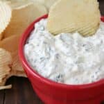 spinach dip in bowl