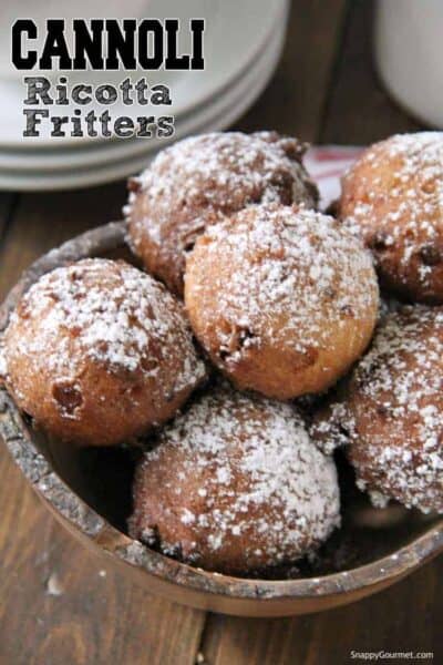 fritter donuts in bowl