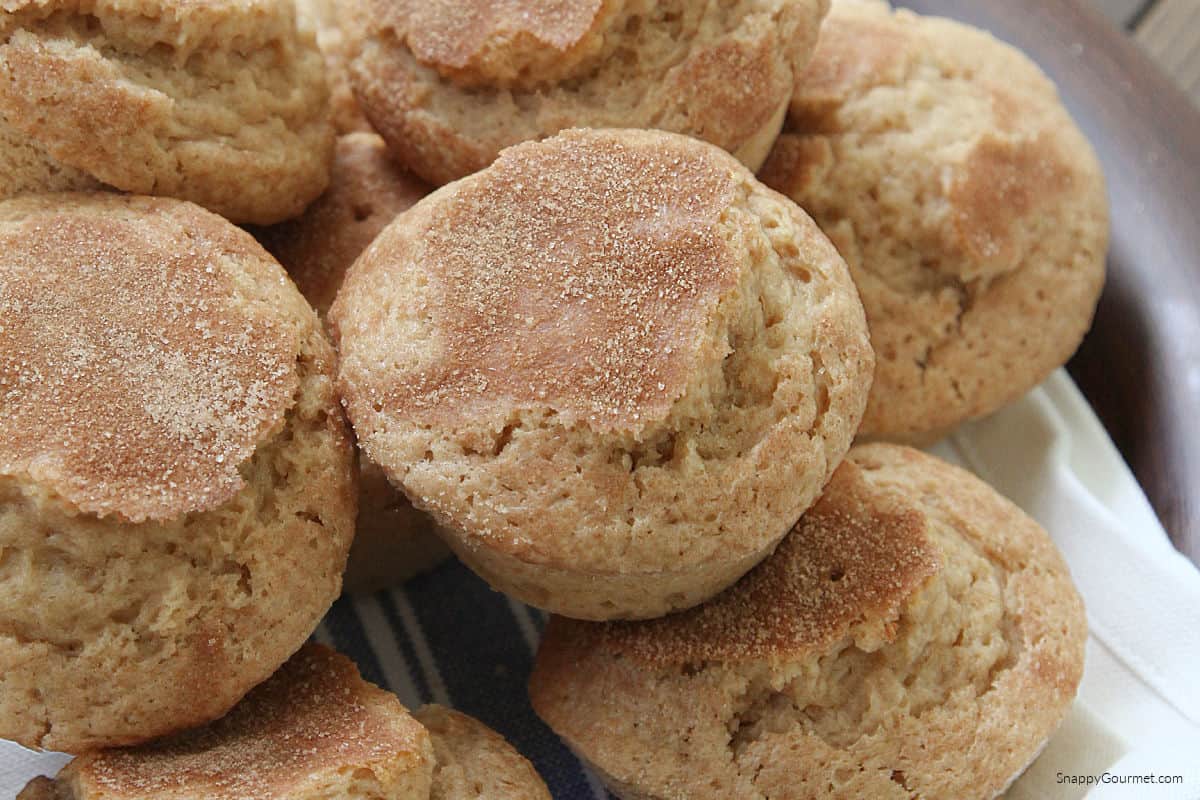 cinnamon muffins on plate