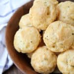 gougeres in bowl