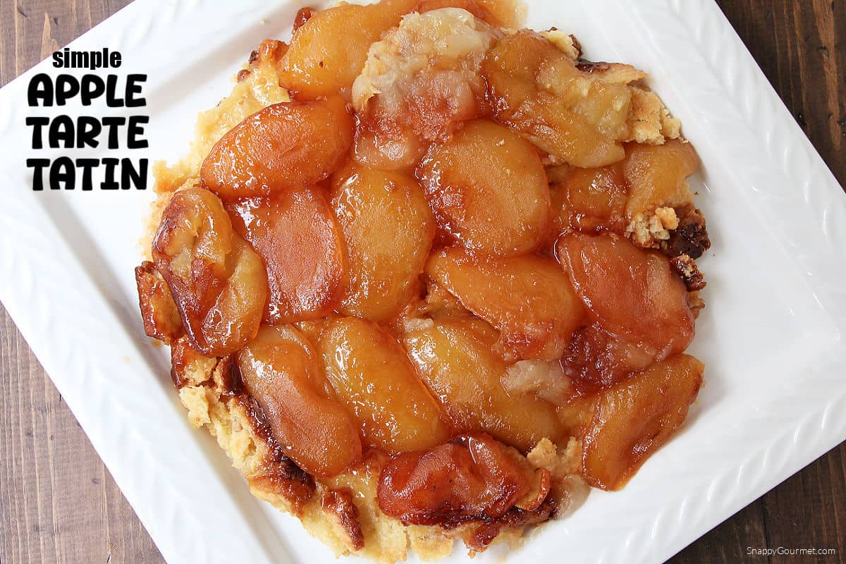 Apple Tarte Tatin Apple Tarte Tatin on platter