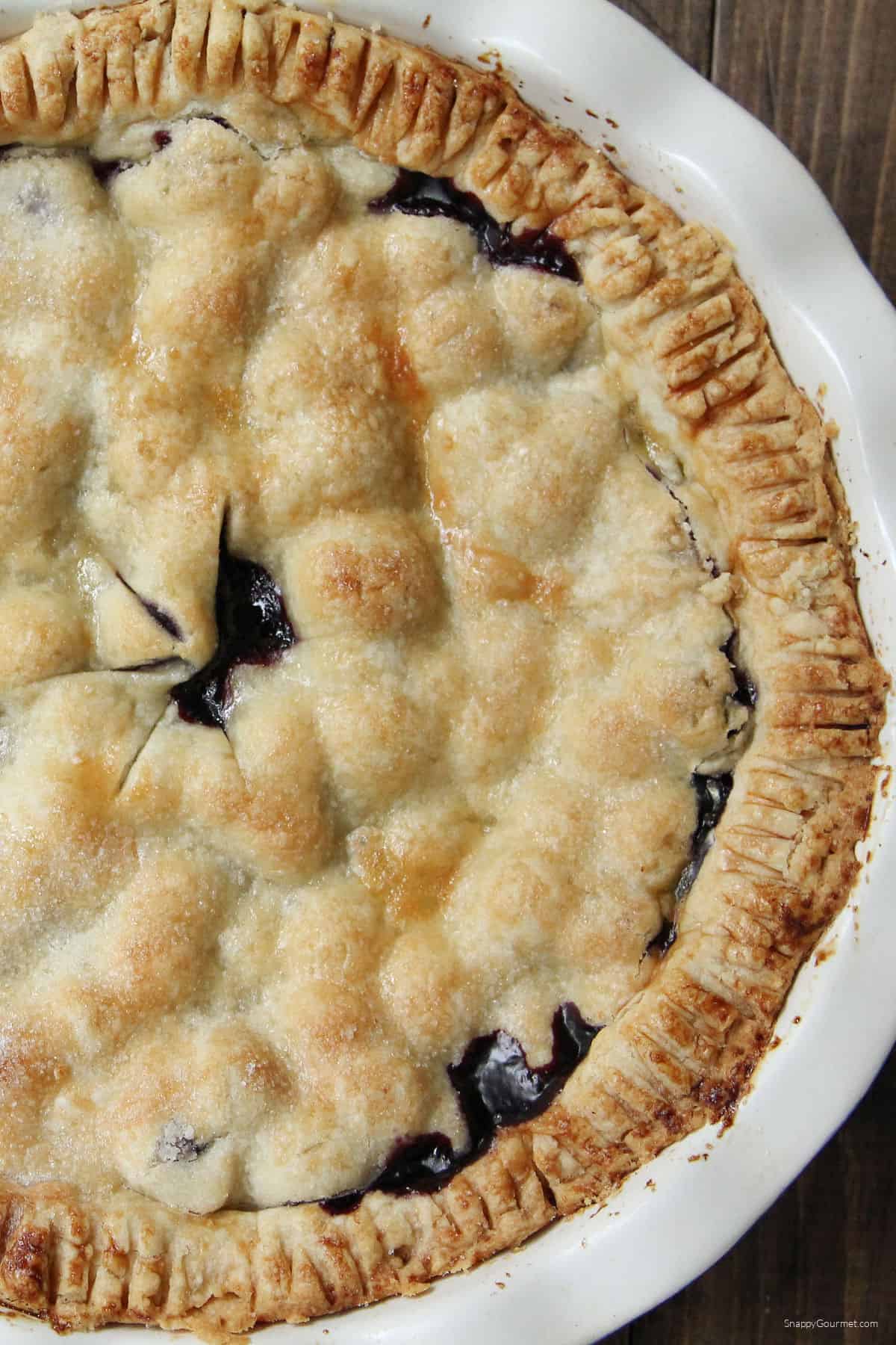 Blueberry Pie Blueberry Pie in pie plate