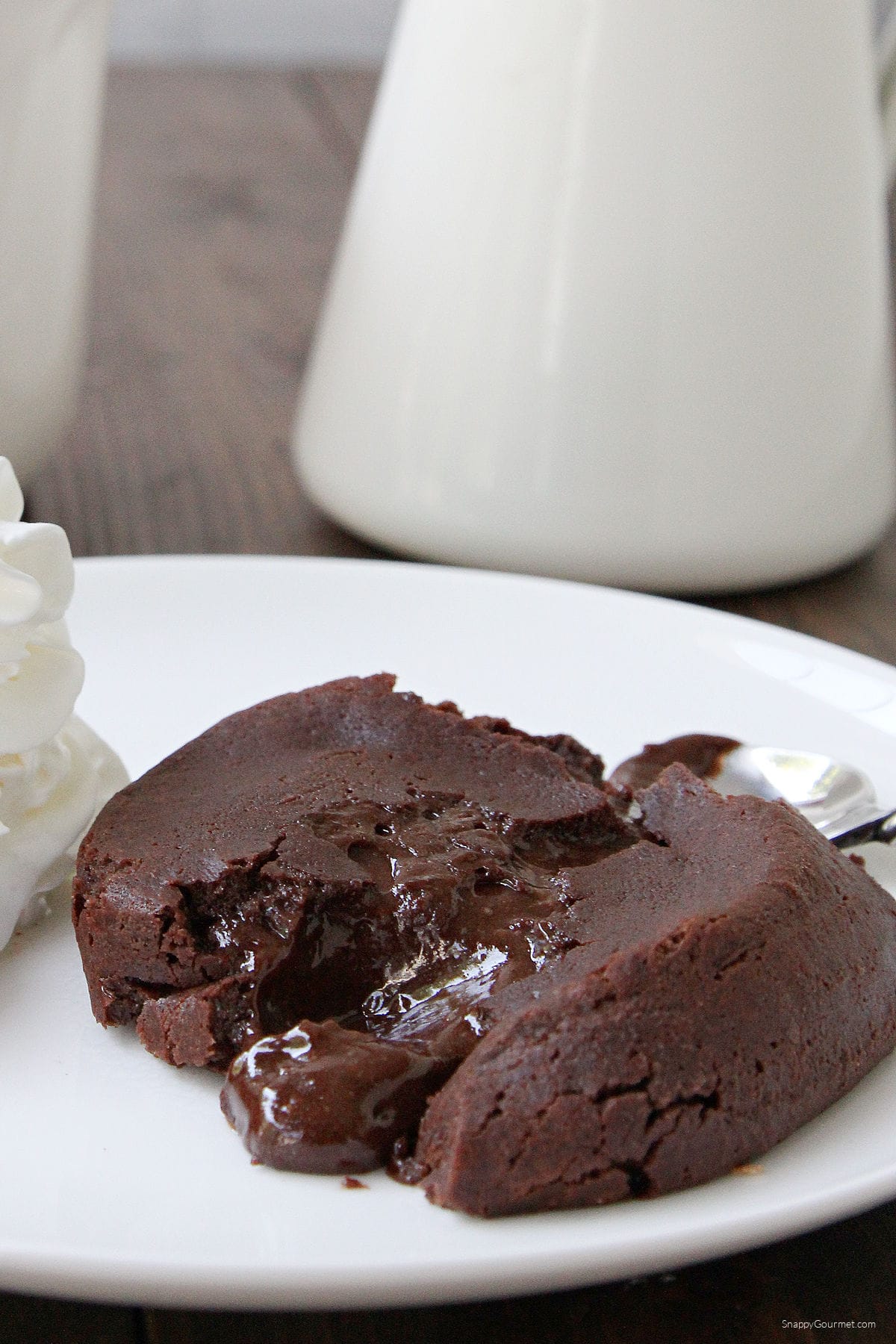 Chocolate Molten Lava Cake on plate