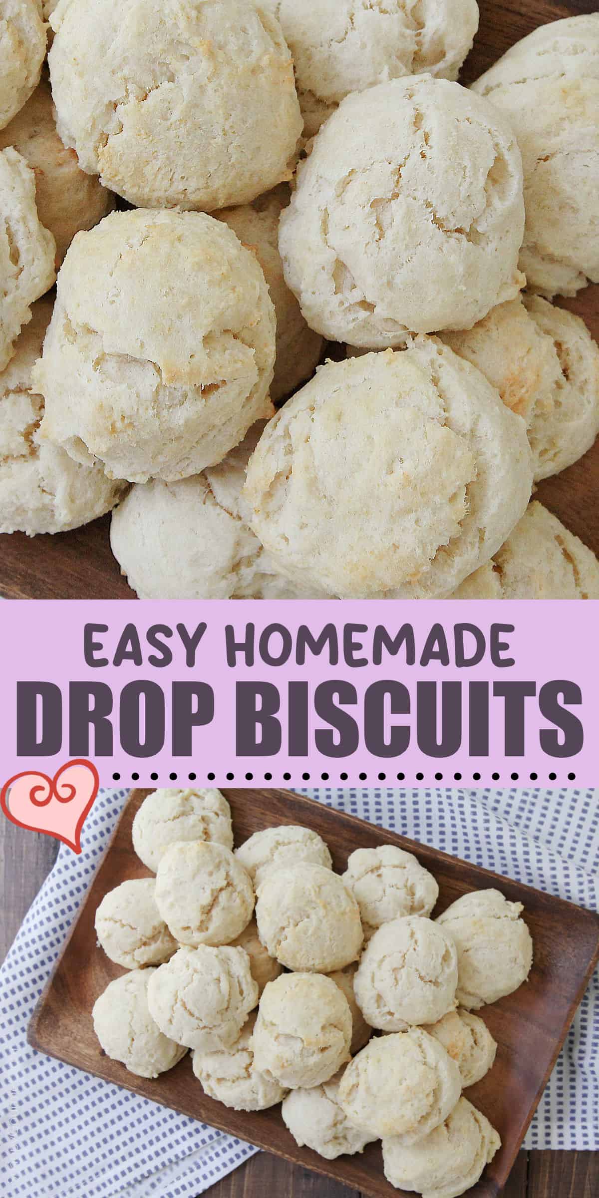 Drop Biscuits collage of Drop Biscuits