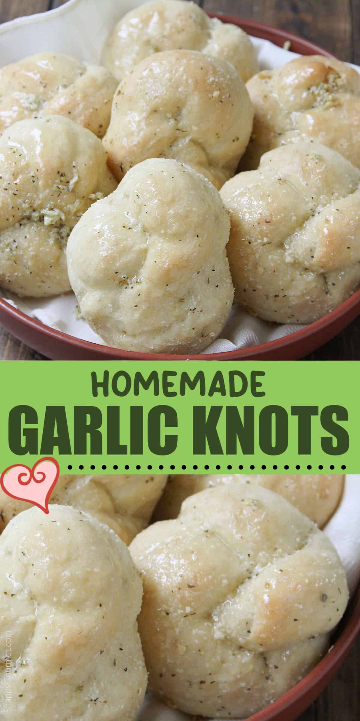 Garlic Knots collage of Garlic Knots