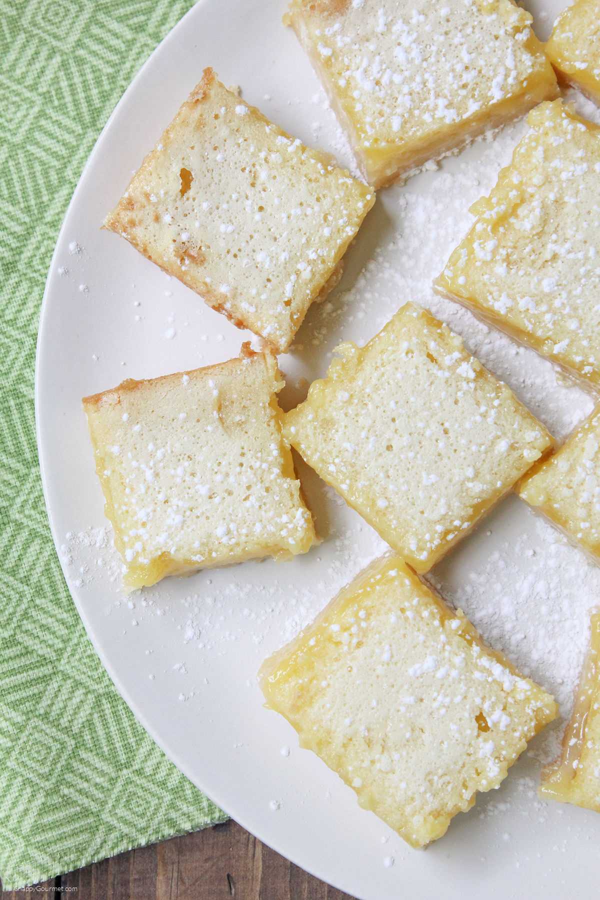 Lemons Bars on plate