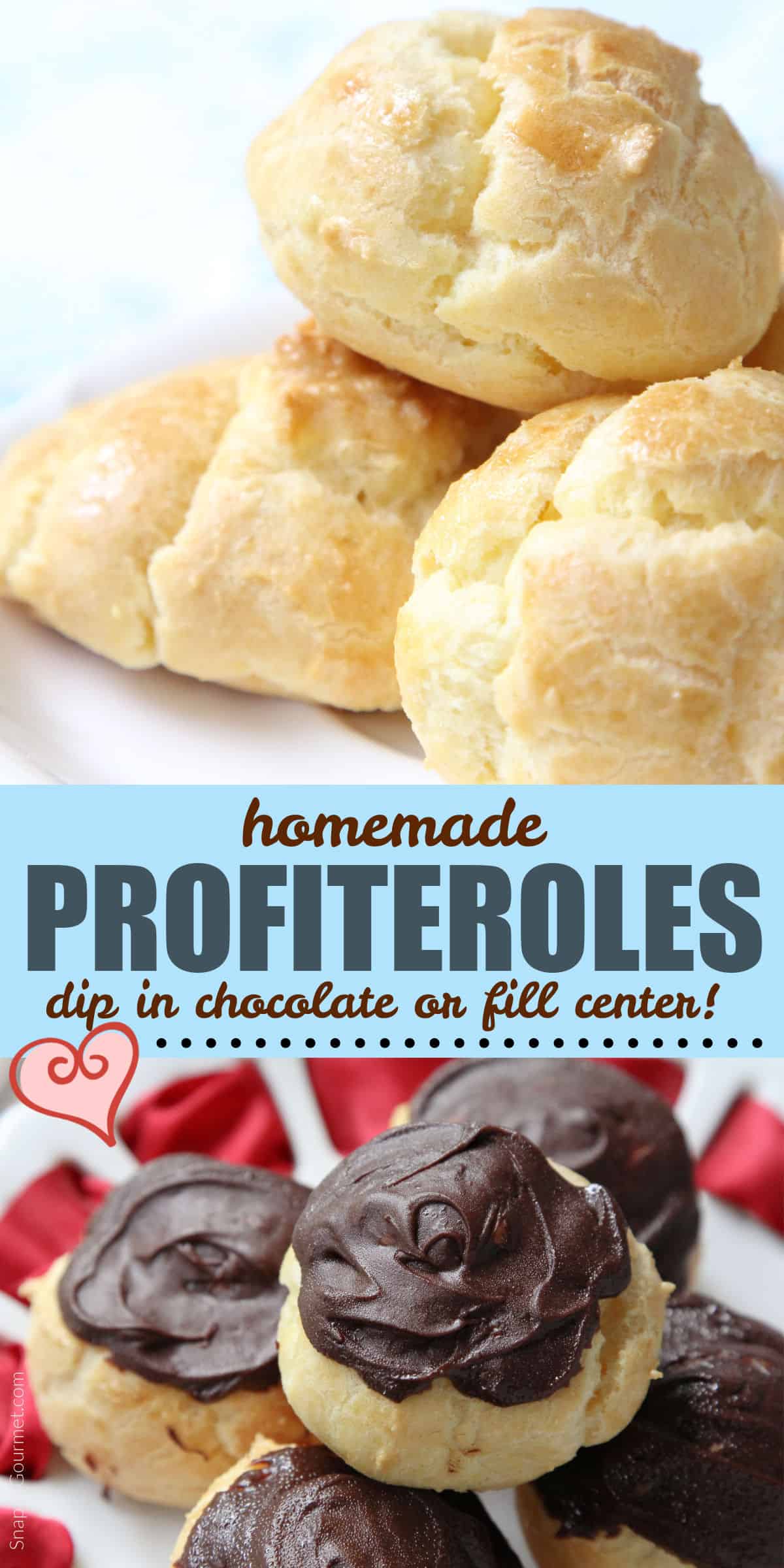 collage of Profiteroles