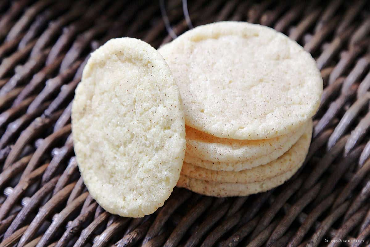Snickerdoodle Cookies stack of Snickerdoodle Cookies
