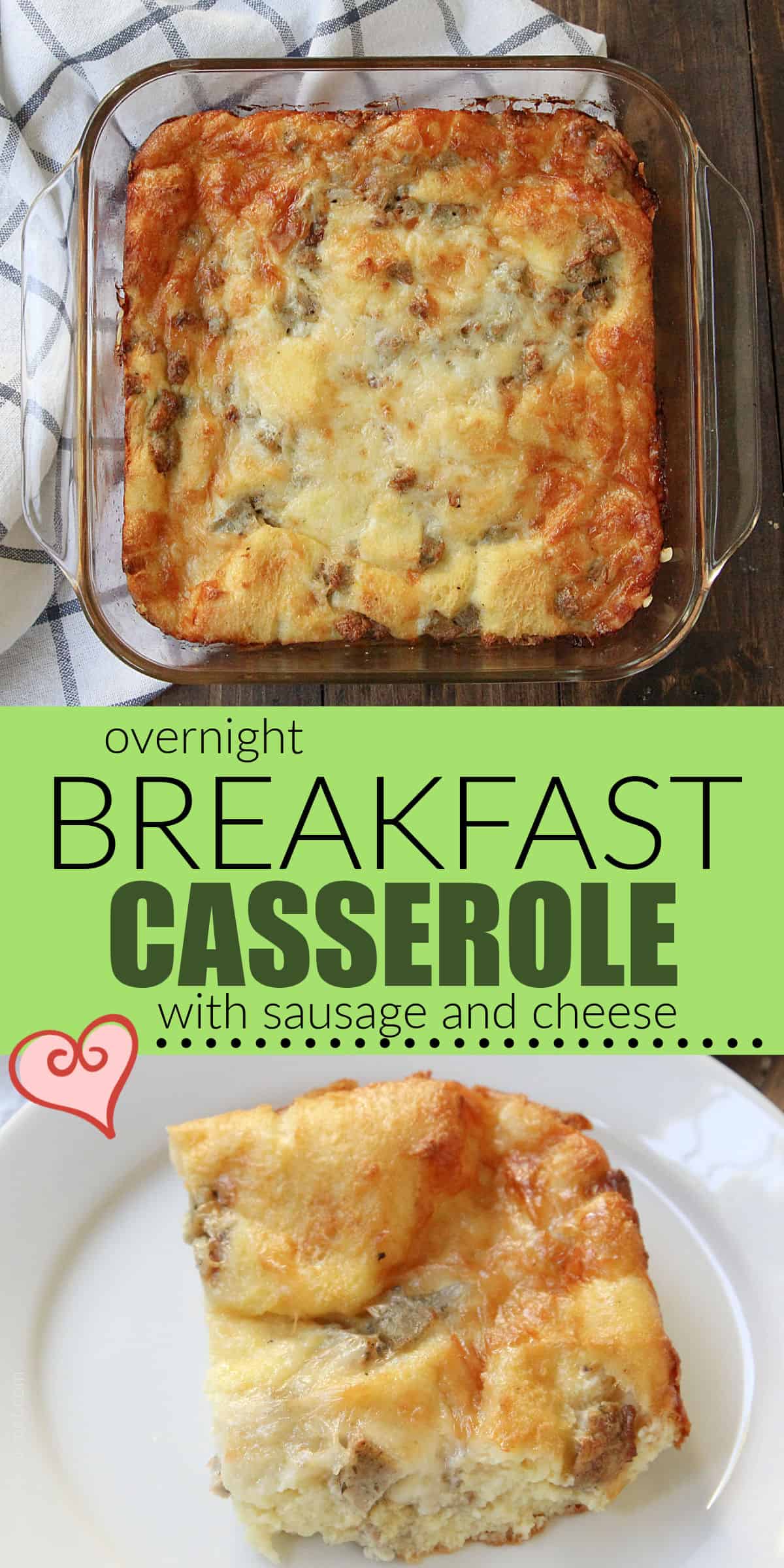 collage of Breakfast Casserole