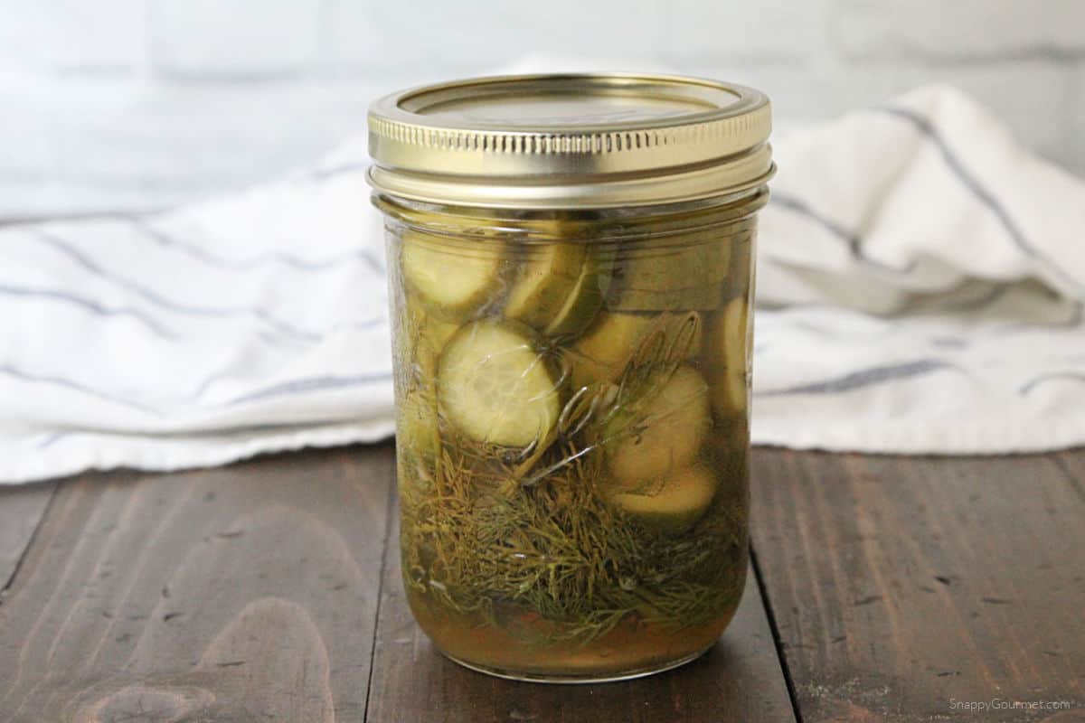 Beer Pickles Beer Pickles in mason jar