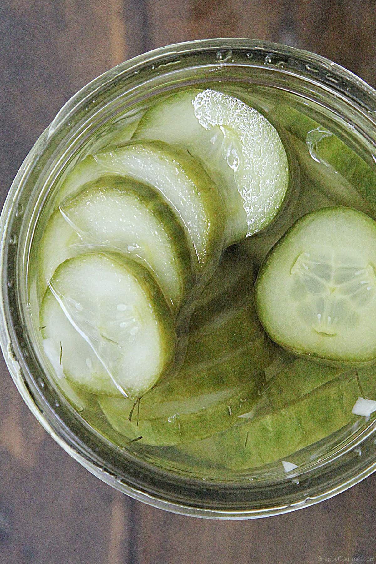 Garlic Pickles mason jar of Garlic Pickles