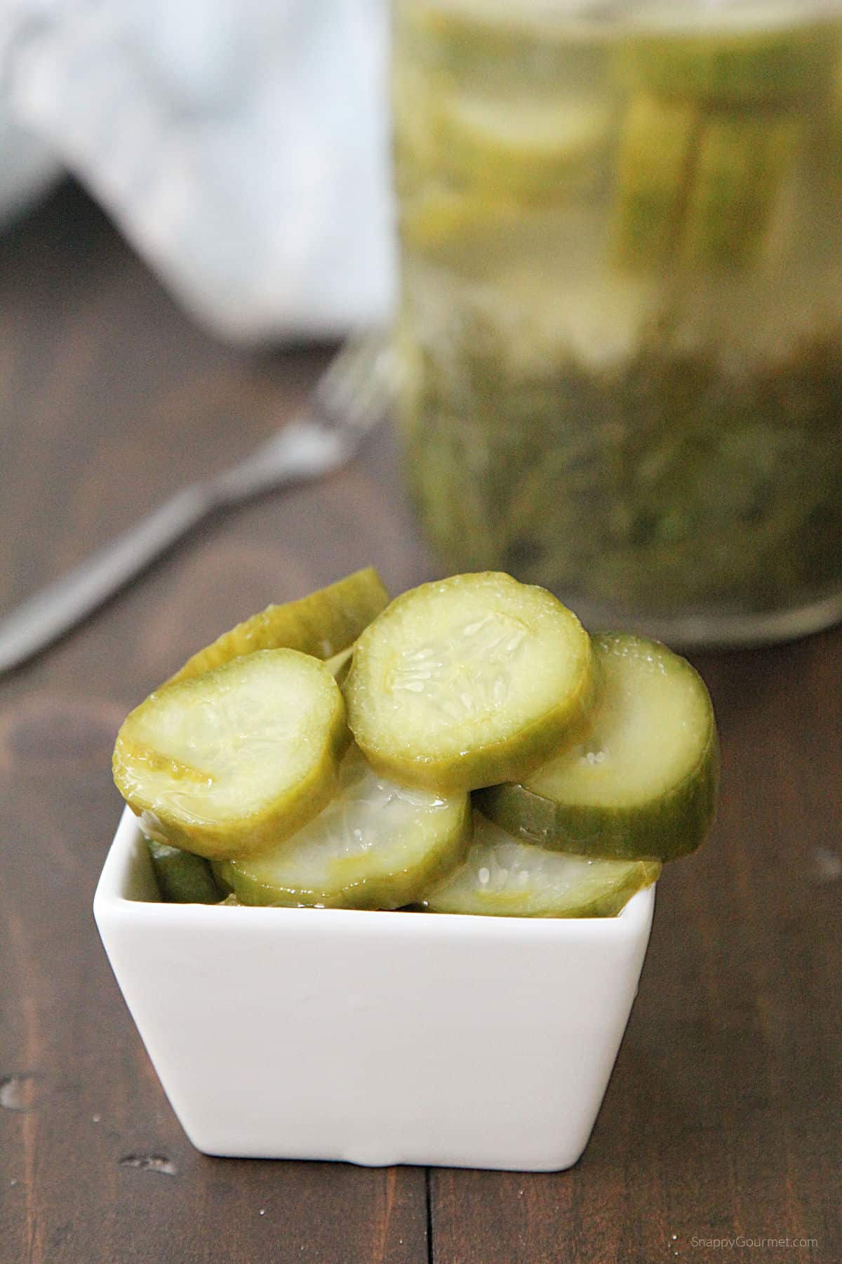 Horseradish Pickles small bowl of Horseradish Pickles