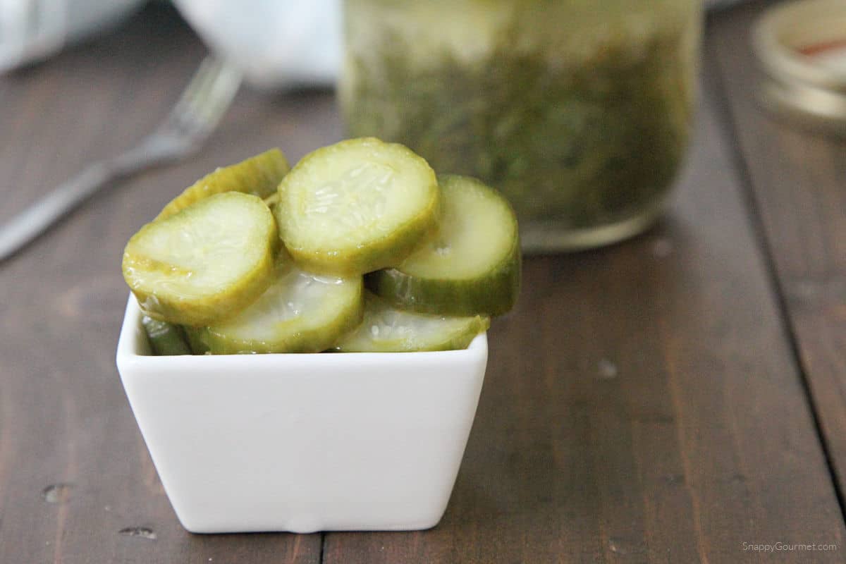 Horseradish Pickles small bowl of Horseradish Pickles