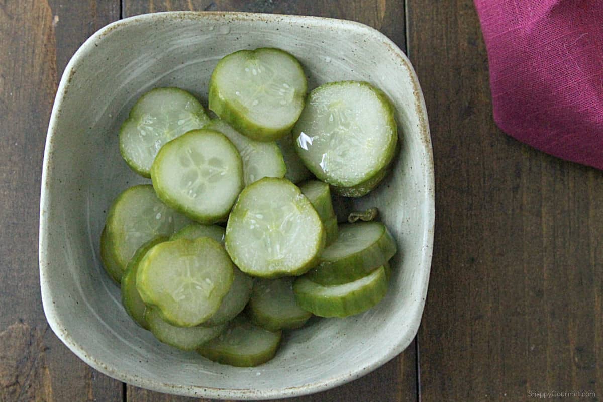 Japanese Pickles in bowl
