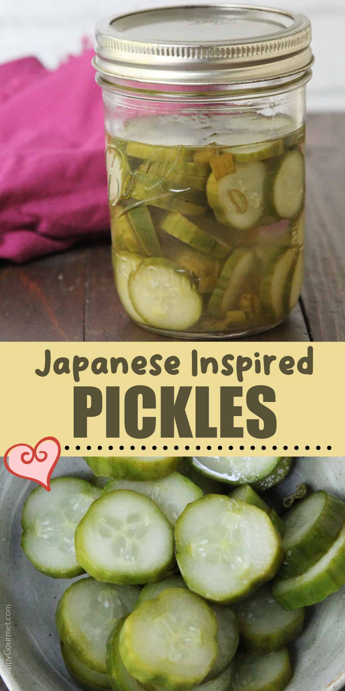 collage of Japanese Pickles